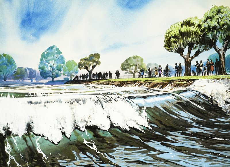 Kuuluisia jokia -- Severn: Severn Bore tekijältä Angus McBride