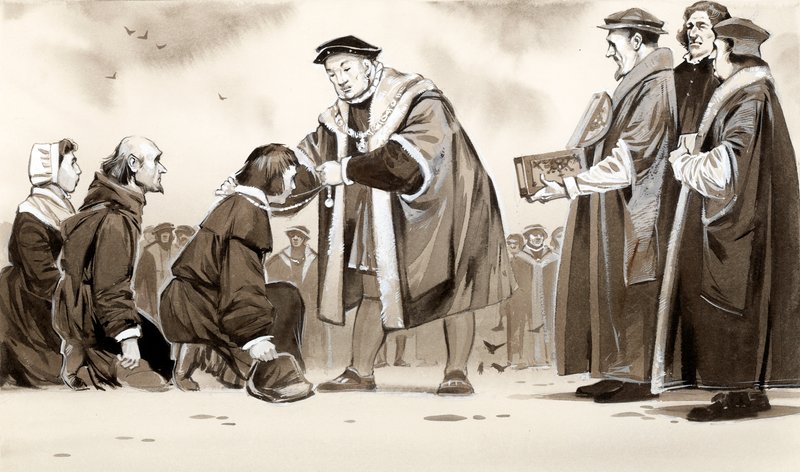 Henrik VIII parantaa kuninkaan pahuuden tekijältä Angus McBride