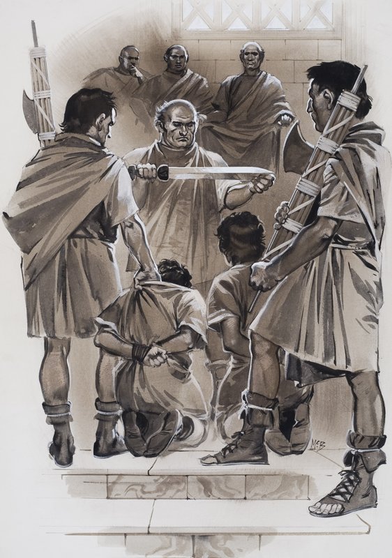 Lucius Junius Brutus (guassia paperille) tekijältä Angus McBride