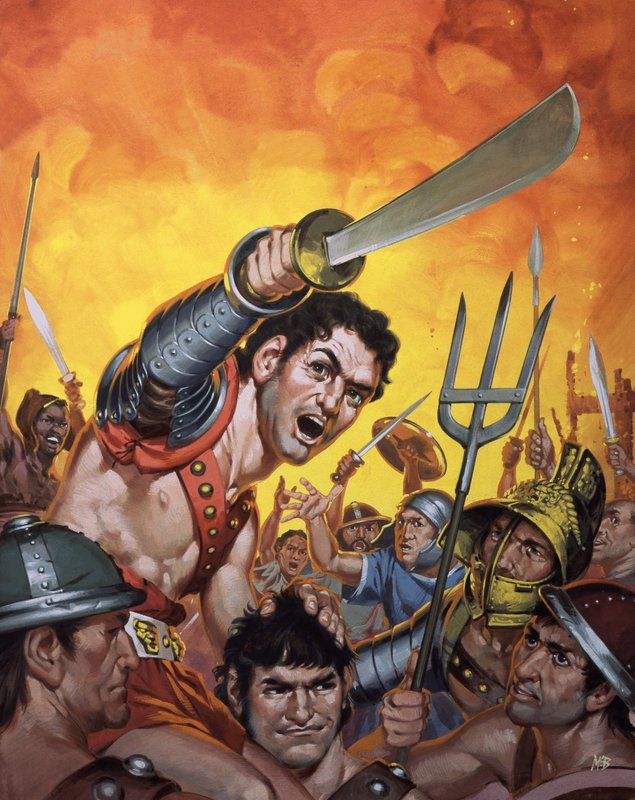 Spartacus ja orjien kapina tekijältä Angus McBride