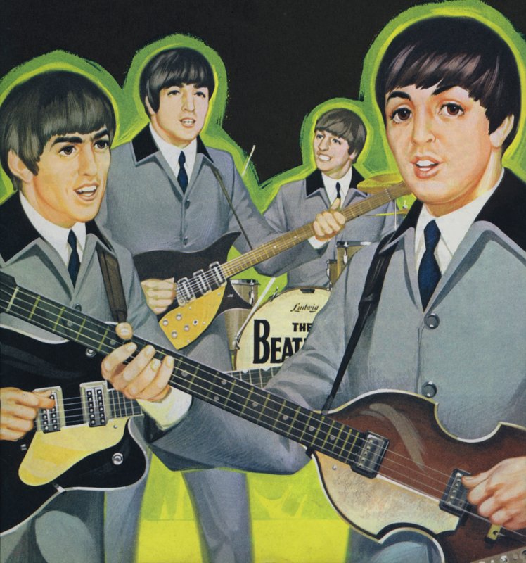 The Beatles (värilitografia) tekijältä Angus McBride