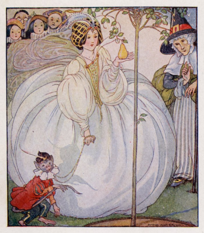 Taimitarha: Minulla oli pieni pähkinäpuu, ei mikään kestäisi (väri litho) tekijältä Anne (after) Anderson