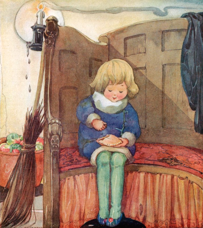 Pikku Jack Horner istui nurkassa ja söi joulupiirakkaa tekijältä Anne Anderson