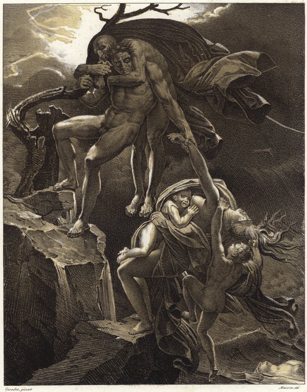 Scene du Deluge tekijältä Anne Louis Girodet de Roucy Trioson