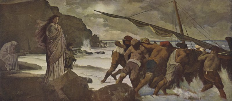 Medea (öljymaalaus) tekijältä Anselm Feuerbach