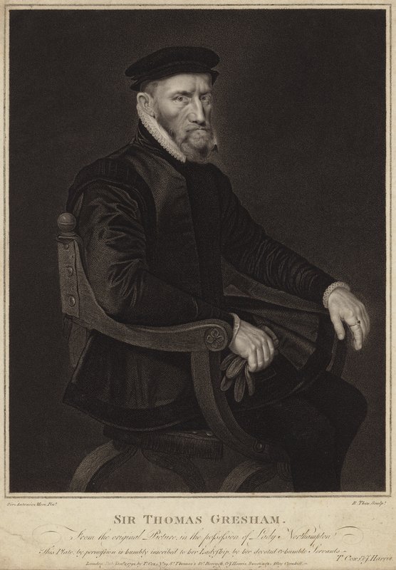 Sir Thomas Greshamin muotokuva tekijältä Anthonis van Dashorst Mor