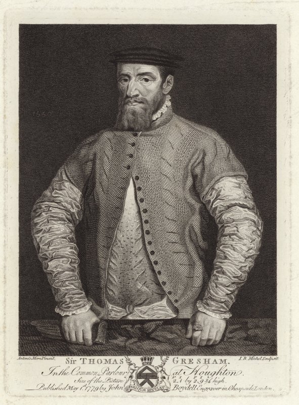 Sir Thomas Greshamin muotokuva tekijältä Anthonis van Dashorst Mor
