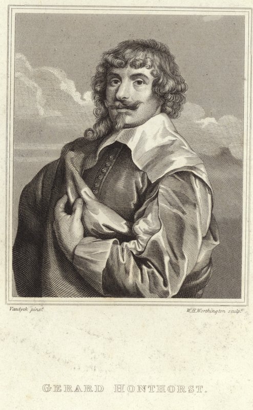 Gerard van Honthorstin muotokuva tekijältä Anthony van Dyck