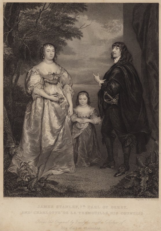 Muotokuva Earl of Derbystä ja Derbyn kreivitärestä tekijältä Anthony van Dyck