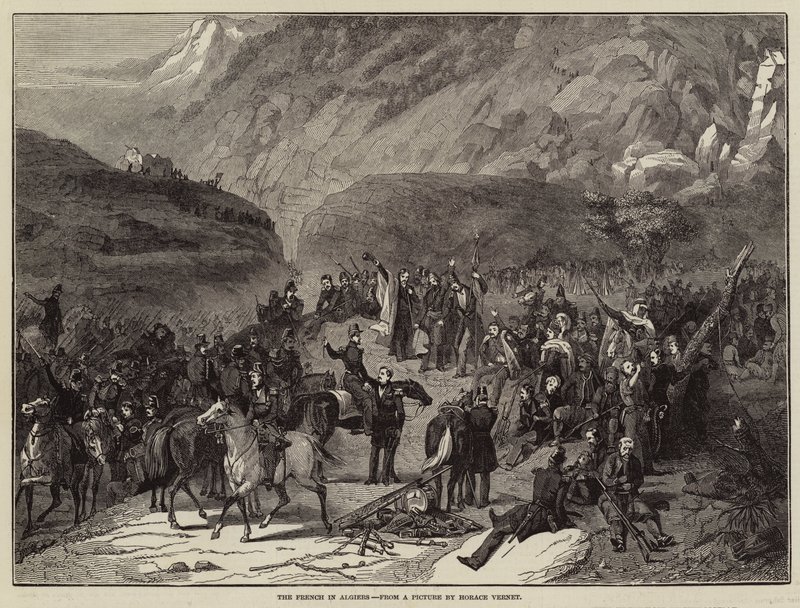 Ranskalaiset Algerissa tekijältä Antoine Charles Horace Vernet
