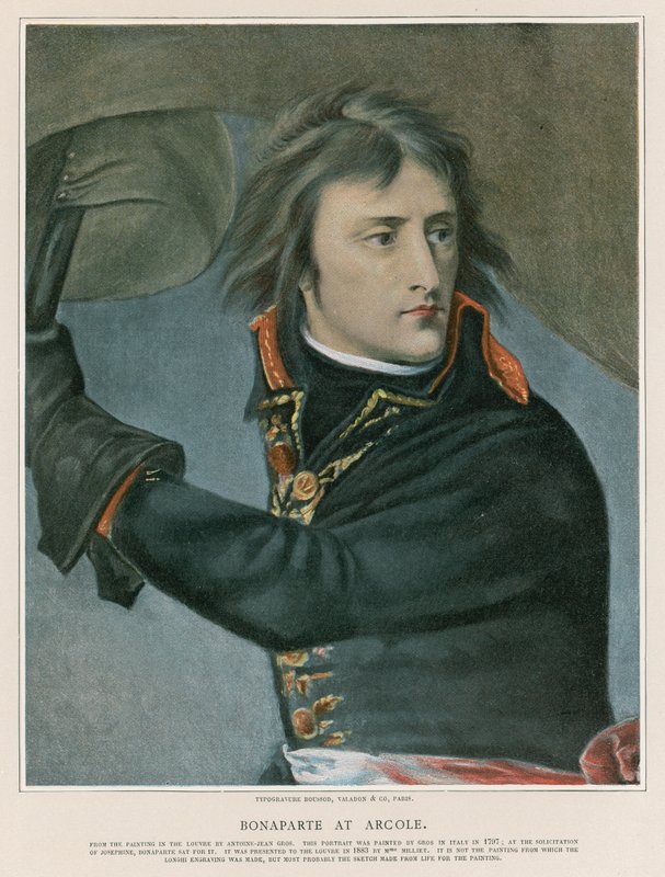 Bonaparte Arcolessa tekijältä Antoine Jean Gros
