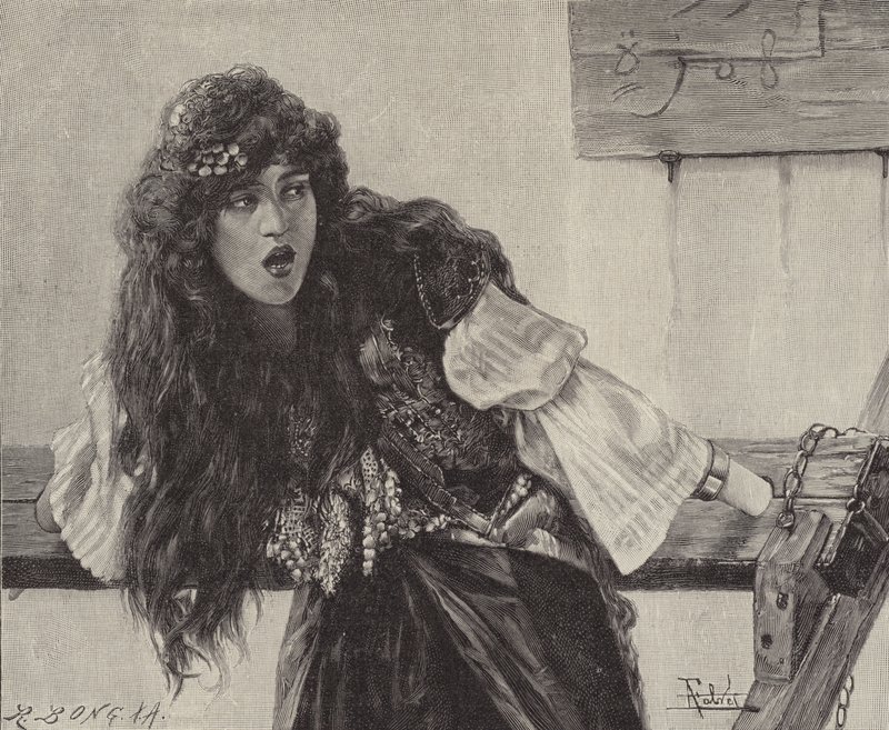 Herjaaja (kaiverrus) tekijältä Antonio Maria Fabres y Costa