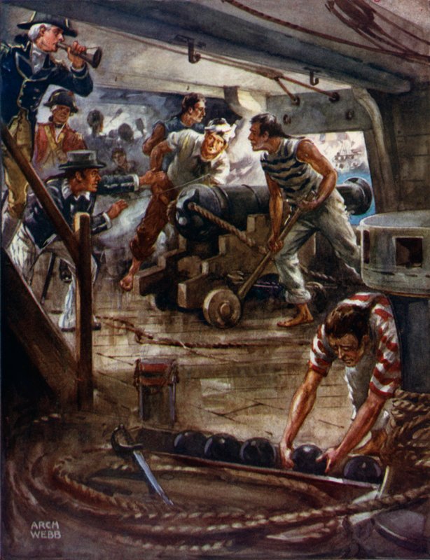 Kööpenhaminan taistelu tekijältä Archibald Bertram (after) Webb