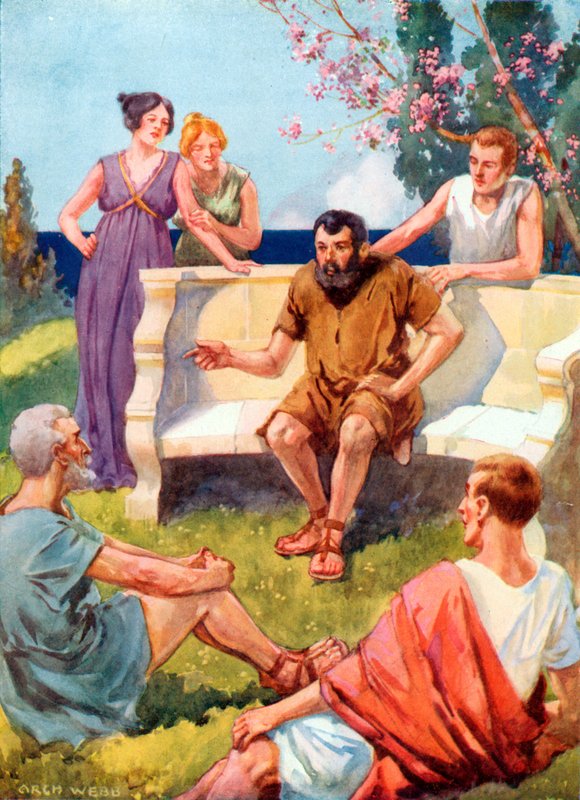 Aesop kertoo tarinoitaan tekijältä Archibald Webb