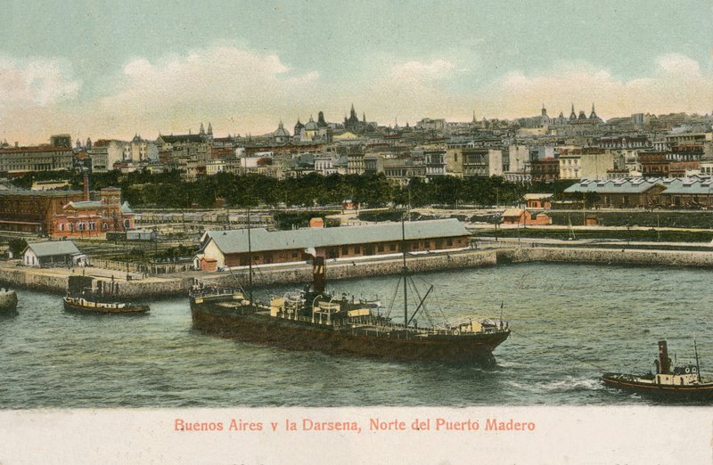 Darsena telakat, Puerto Madero, Buenos Aires, Argentiina (värillinen kuva) tekijältä Argentinian Photographer