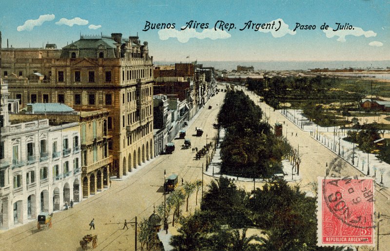Paseo de Julio, Buenos Aires, Argentiina (värillinen kuva) tekijältä Argentinian Photographer