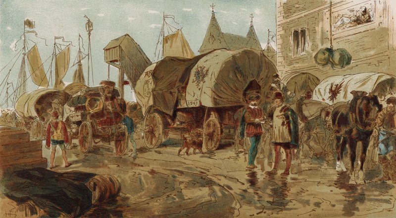 Hansaliiton vaunut, Espanjan Alankomaat, 1500-luku tekijältä Armand Jean Heins