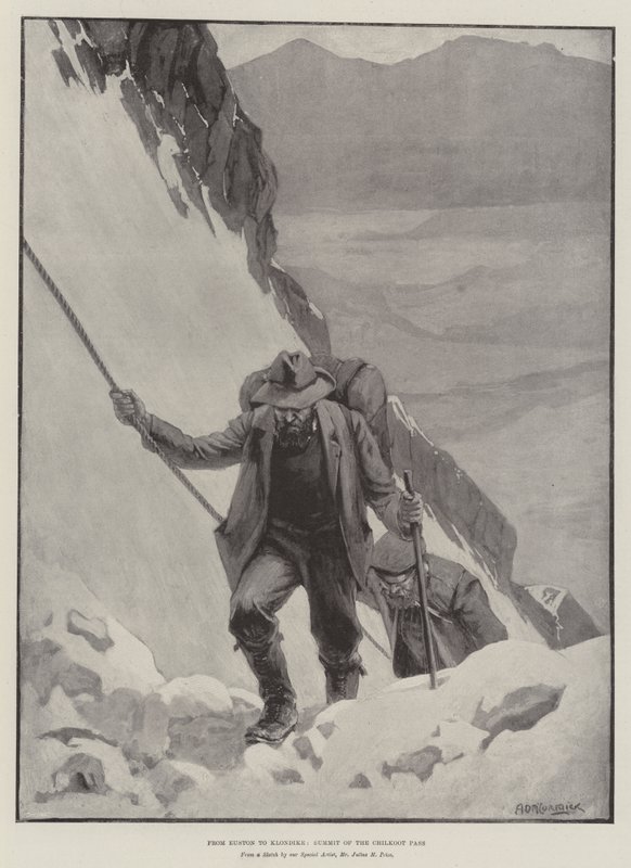Eustonista Klondikeen, Chilkoot Passin huipulle tekijältä Arthur David McCormick