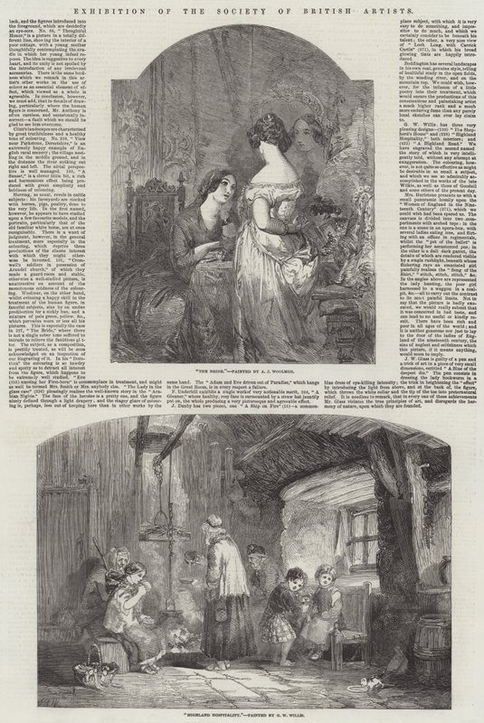 British Artists -yhdistyksen näyttely tekijältä Arthur Joseph Woolmer