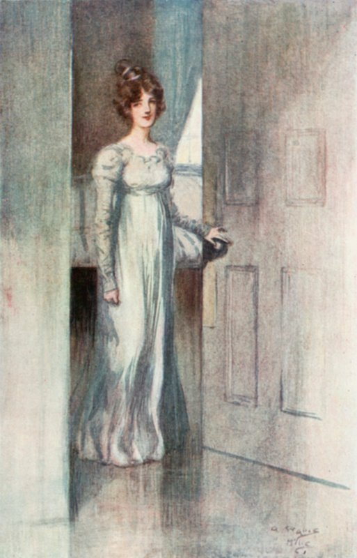 Kuvitus Jane Austenin Northanger Abbey -teokseen tekijältä Arthur Wallis Mills