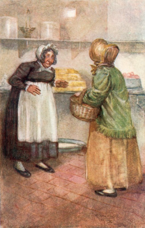 Kuvitus Jane Austenin Northanger Abbey -teokseen tekijältä Arthur Wallis Mills