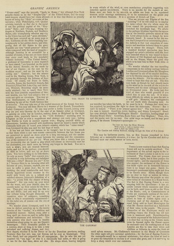 Graafinen Amerikka tekijältä Arthur Boyd Houghton