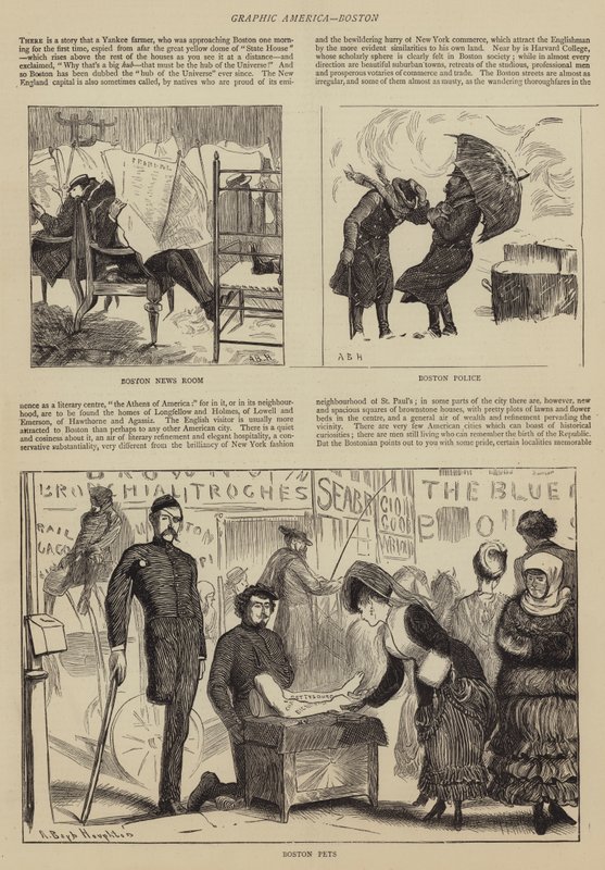 Graphic America, Boston tekijältä Arthur Boyd Houghton