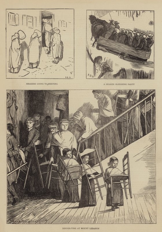 Graafinen Amerikka, Shakers tekijältä Arthur Boyd Houghton