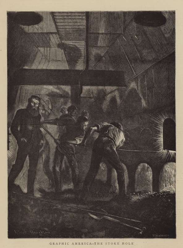 Graafinen Amerikka, Stoke Hole tekijältä Arthur Boyd Houghton