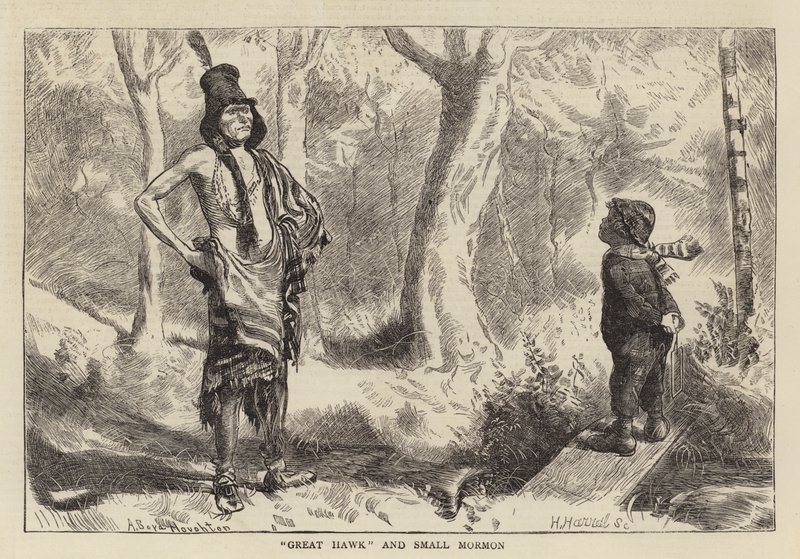 Suuri haukka ja pieni mormoni tekijältä Arthur Boyd Houghton