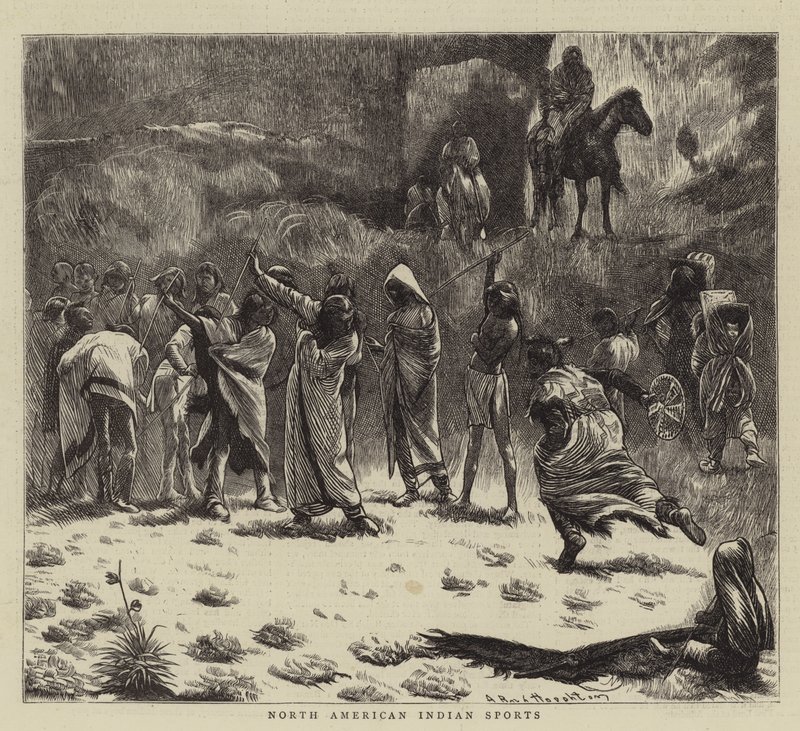 Pohjois-Amerikan intiaaniurheilu tekijältä Arthur Boyd Houghton