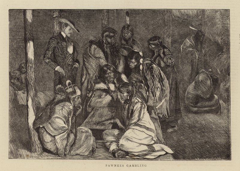 Pawnees Gambling tekijältä Arthur Boyd Houghton