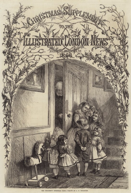 Lasten joululaulu tekijältä Arthur Boyd Houghton
