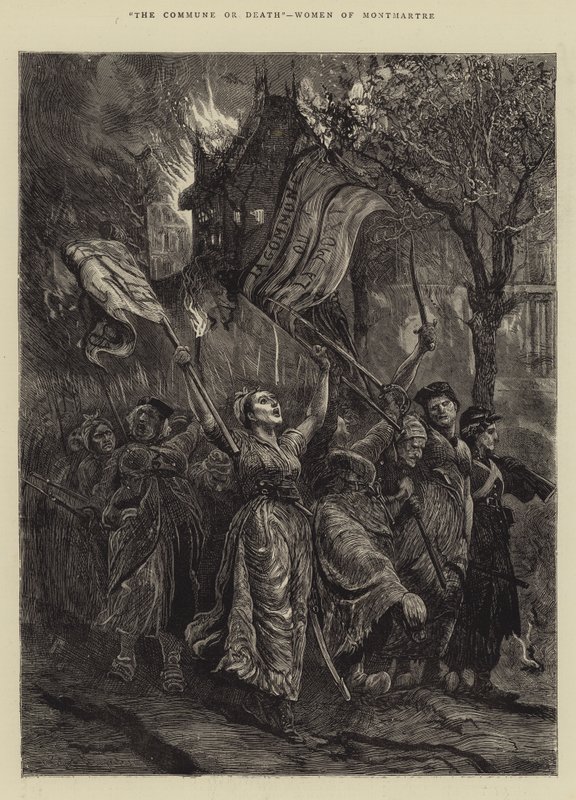 Kommuuni tai kuolema, Montmartren naiset tekijältä Arthur Boyd Houghton