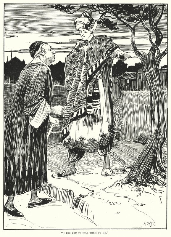 "Pyydän sinua myymään ne minulle" (kaiverrus) tekijältä Arthur David McCormick