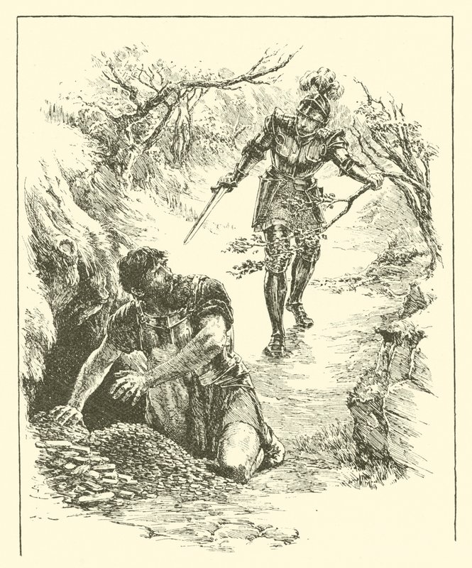 Sir Guyon, Pluton valtakunta (kaiverrus) tekijältä Arthur George Walker