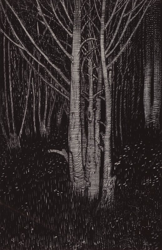 Keskiyö oli cum (litho) tekijältä Arthur George Watts