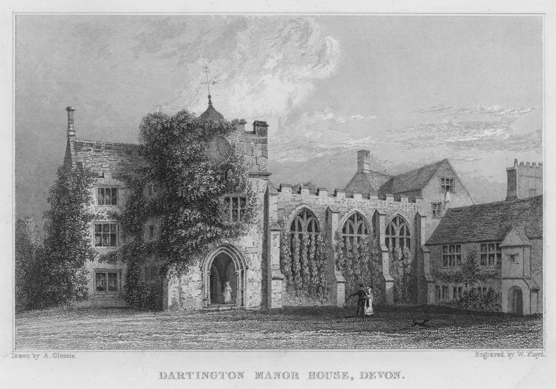 Darlington Manor House, Devon (kaiverrus) tekijältä Arthur Glennie