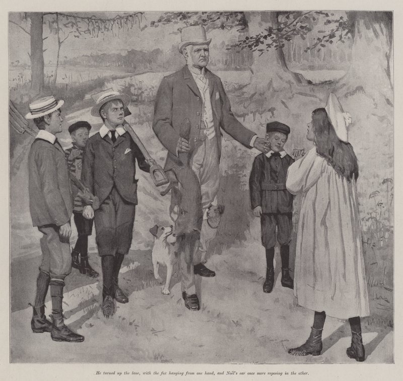 Hunting the Fox, kirjoittanut E Nesbit tekijältä Arthur Herbert Buckland
