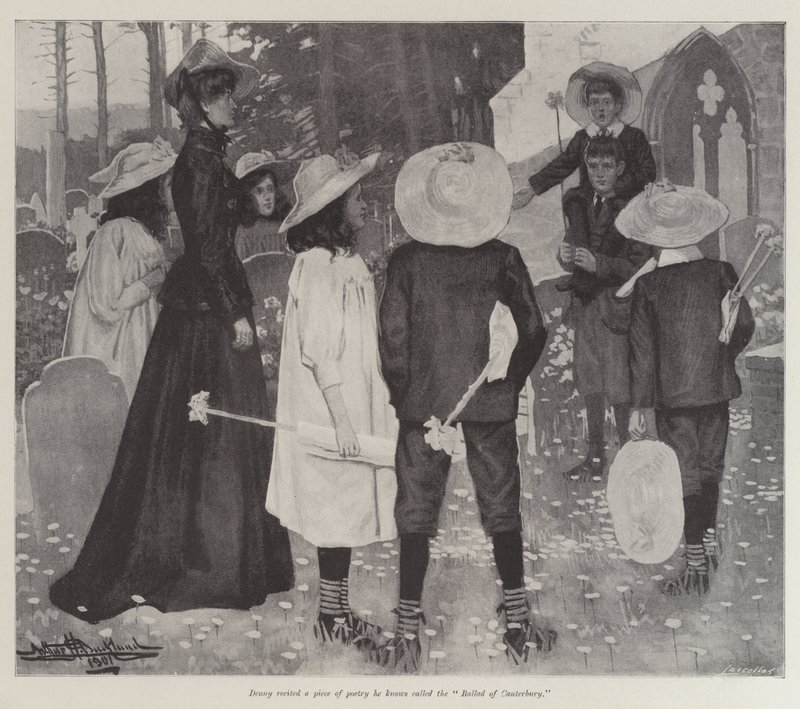Canterbury Pilgrims, kirjoittanut E Nesbit tekijältä Arthur Herbert Buckland