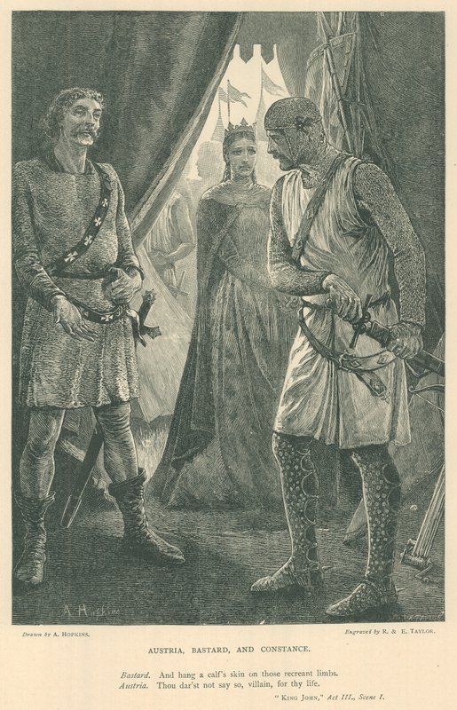 Kuvitus King Johnille tekijältä Arthur Hopkins