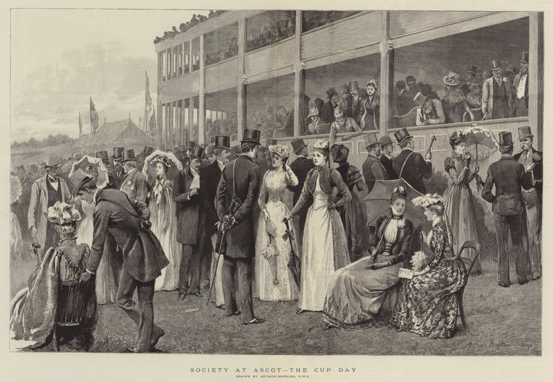 Society at Ascot, Cup Day tekijältä Arthur Hopkins