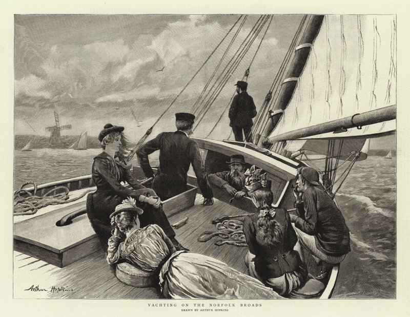 Purjehdus Norfolk Broadsilla tekijältä Arthur Hopkins