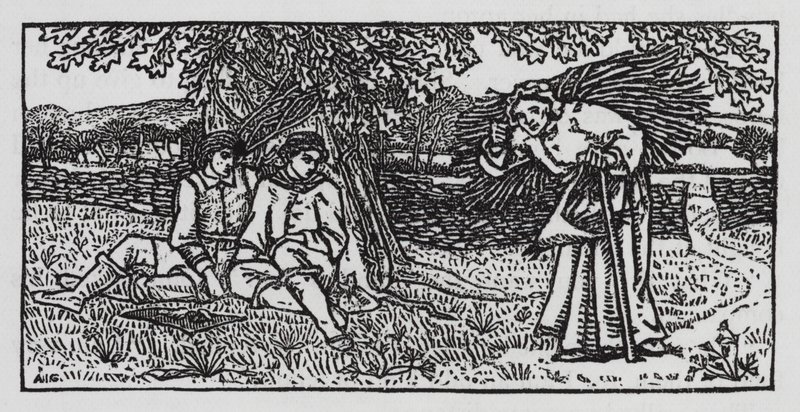 Hans Christian Andersen: Matkakumppani (litho) tekijältä Arthur Joseph Gaskin