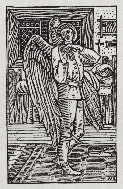 Hans Christian Andersen: Matkakumppani (litho) tekijältä Arthur Joseph Gaskin