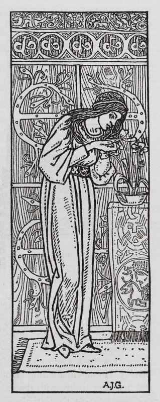 Hans Christian Andersen: Thumbelina (litho) tekijältä Arthur Joseph Gaskin