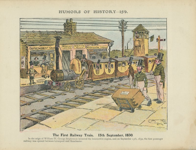 Ensimmäinen rautatiejuna. 15. syyskuuta tekijältä Arthur Moreland