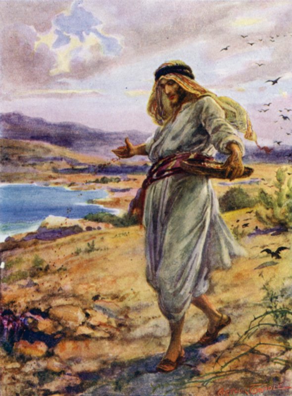 Kylväjä (väri litho) tekijältä Arthur Twidle