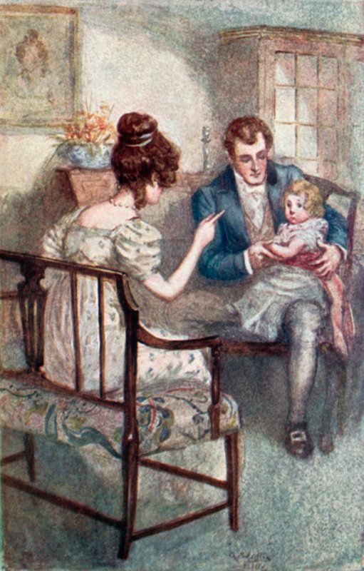 Jane Austenin kuvitus Emmalle tekijältä Arthur Wallis Mills
