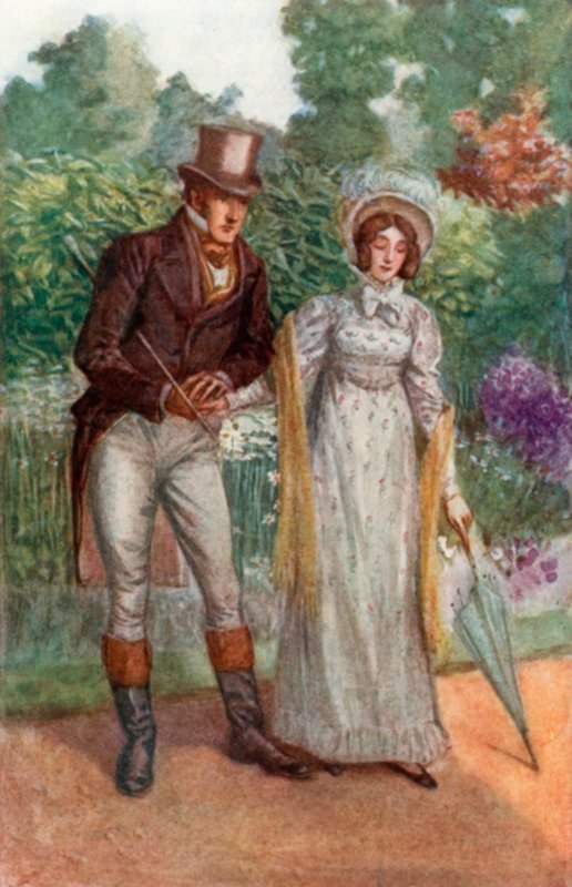 Jane Austenin kuvitus Emmalle tekijältä Arthur Wallis Mills